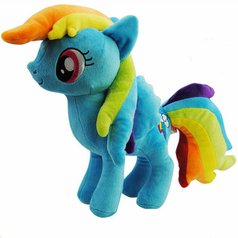 Plyšový My little Pony 25-27cm - Rainbow - modrý