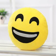 Plyšový Emotikon, Emoji, Smajlík "úsměv" 25-30cm