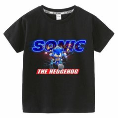 Tričko Sonic the Hedgehog černé 150