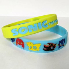 Set 2ks silikonový, gumový náramek Sonic the Hedgehog