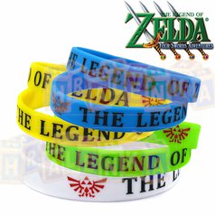 Set 4ks silikonový, gumový náramek The Legend of Zelda