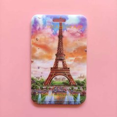 Klíčenka 23616 šňůra na krk s cedulkou Eiffelova věž