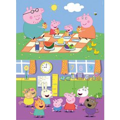 Puzzle 24793- Peppa Pig 2x60