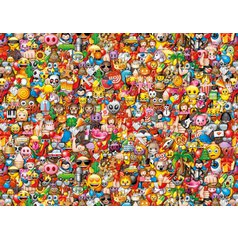 Puzzle 39388 Emoji, Smajlíci, Impossible - 1000 dílků