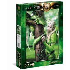 Puzzle 39463 Anne Stokes, Drak spřízněné duše 1000 dílků