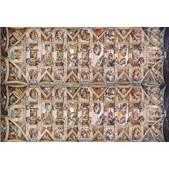 Puzzle 39498 Sixtinská kaple panorama 1000 dílků