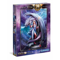 Puzzle 39525 Anne Stokes, Magický drak 1000 dílků