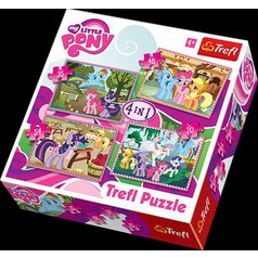 Puzzle 34153 - My Little Pony 4 v 1, 35, 48, 54, 70 dílků