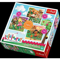 Puzzle 34187 - Lalaloopsy 3 v 1, 20 , 36, 50 dílků