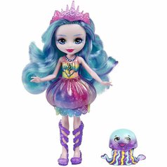 ENCHANTIMALS 3885 panenka a zvířátko Jelanie Jellyfish, chobotnička
