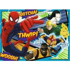 Puzzle 073634 Spiderman  4 v 1 - dílky 12,16, 20, 24