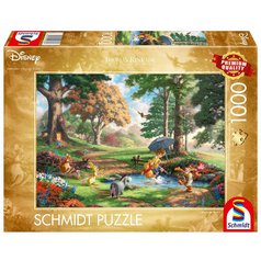 Puzzle 83690 Thomas Kinkade, Medvídek Pú 1000 dílků