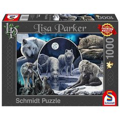 Puzzle 96668 Lisa Parker, Vlci 1000 dílků