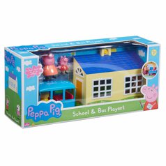 Hrací set Peppa Pig 65935 - škola a autobus