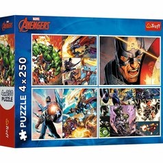 Puzzle 13309 Avengers 4x250 dílků