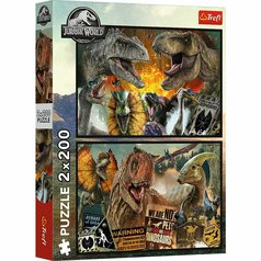 Puzzle 13316 dinosauři, Jurský svět 2x200 dílků