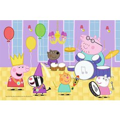 Puzzle 17312 Peppa Pig na bále 60 dílků