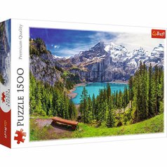 Puzzle 26166 Jezero Oeschinen Alpy 1500 dílků
