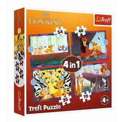 Puzzle 34653 Lví král  4 v 1, 35, 48, 54, 70 dílků