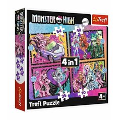 Puzzle 34655 Monster High 4 v 1, 35, 48, 54, 70 dílků