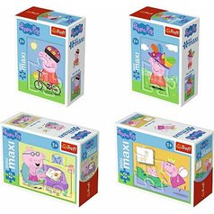 Puzzle 56000 Peppa Pig - 4x20 dílků mini, maxi
